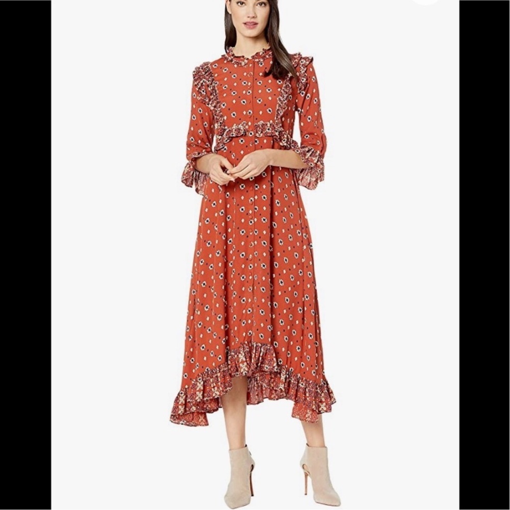 NWOT Free People Calico Skies Dress Size XS